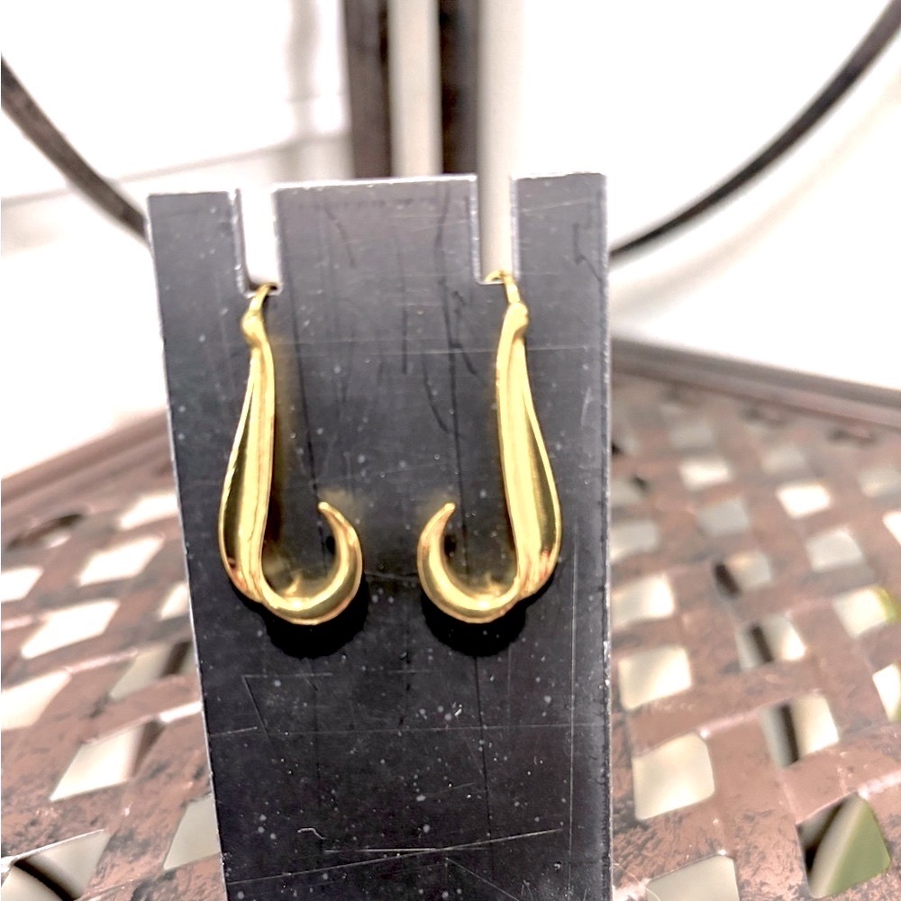 Golden Dangle Earrings